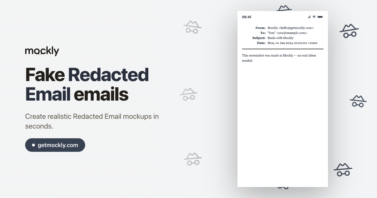 Free Fake Redacted Email Email Generator | Create Screenshots in Seconds